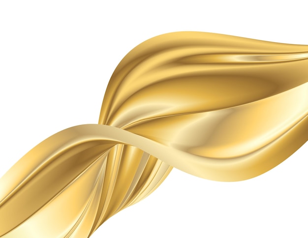 Ontwerpelementen Golf van vele glinsterende lijnen cirkel abstracte gloed golvende strepen op witte achtergrond geïsoleerd Vector illustratie EPS 10 Glitter golven met lijnen gemaakt met behulp van Blend Tool
