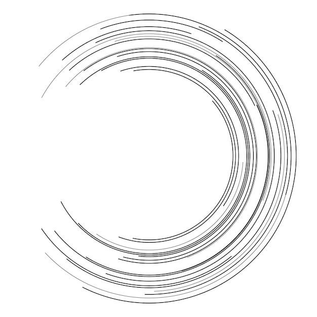 Ontwerpelementen Ring cirkel elegante framerand Abstract Circulair logo-element op witte achtergrond geïsoleerd Creatieve kunst Vectorillustratie EPS 10 digitaal voor promotie nieuw product