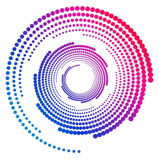 Ontwerpgolfelementen van veel paarse lijnen cirkelring Abstracte verticale golvende strepen op witte achtergrond geïsoleerde vectorillustratie EPS 10 Kleurige golven met lijnen gemaakt met behulp van Blend Tool