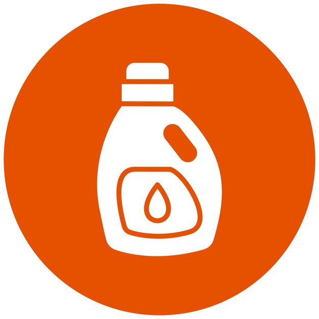 Ontwerpillustratie van het vectorpictogram van het detergent