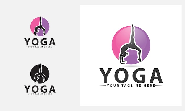 ontwerpsjablonen voor yoga-logo's