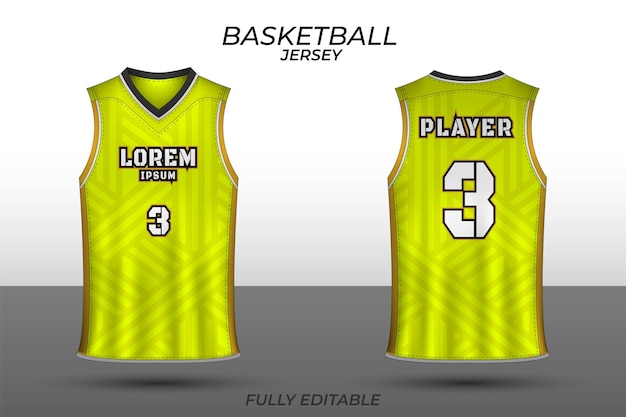 Ontwerpsjabloon basketbaltrui