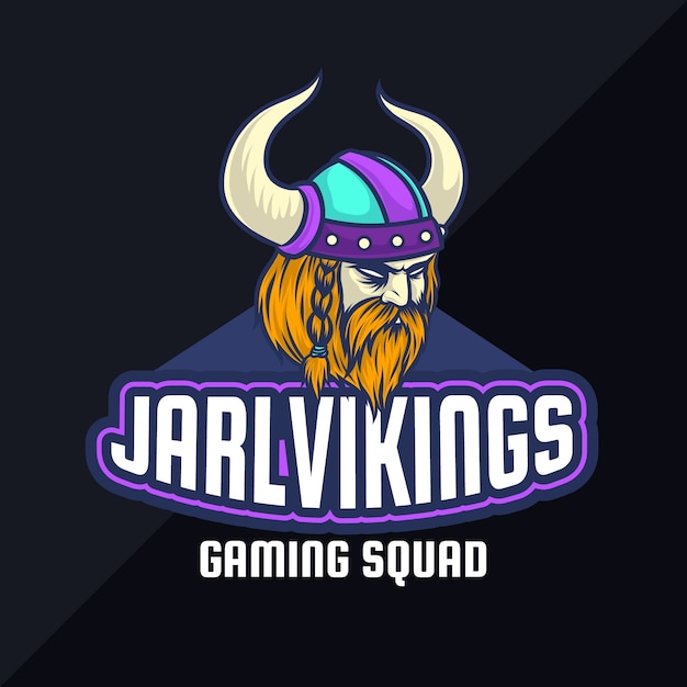 Vector ontwerpsjabloon viking-logo