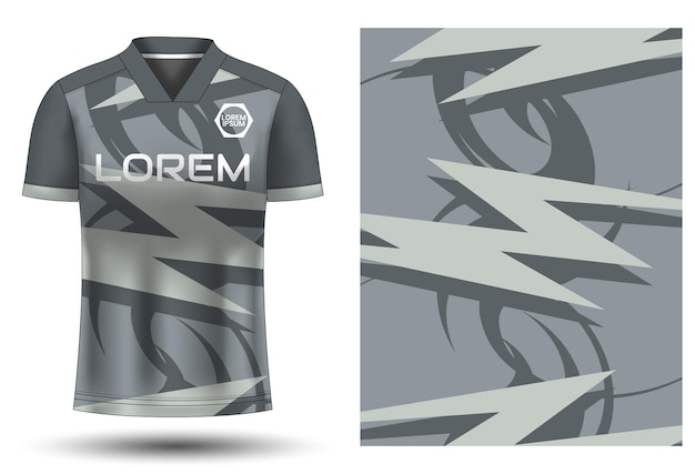 Ontwerpsjabloon voetbal sportshirt jersey