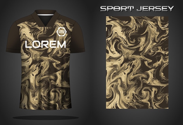 Ontwerpsjabloon voetbal sportshirt jersey