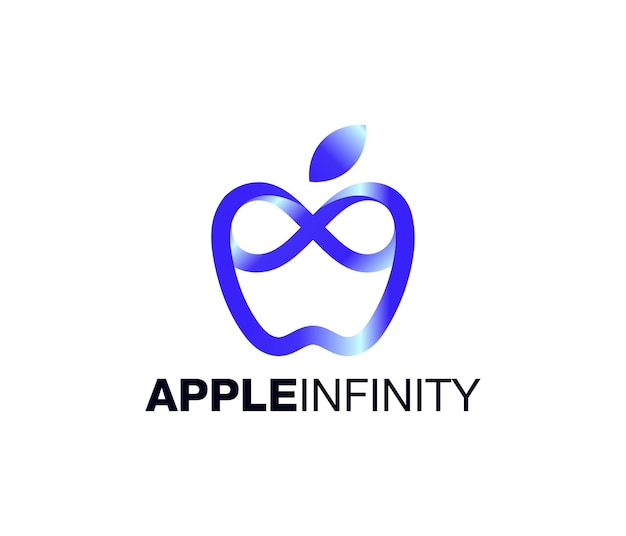 Ontwerpsjabloon voor Apple Infinity-logo