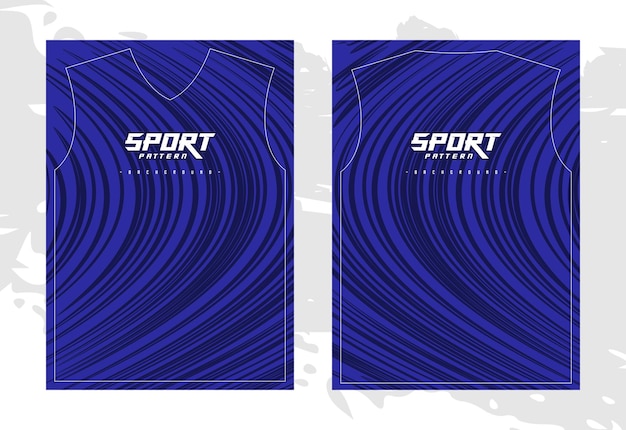 Ontwerpsjabloon voor blauwe sporttrui