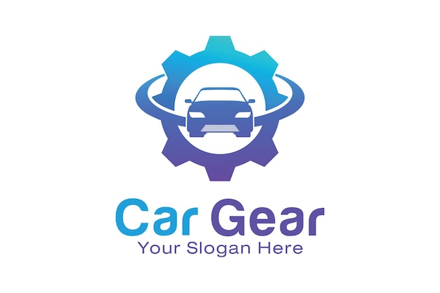 Ontwerpsjabloon voor Car Gear-logo