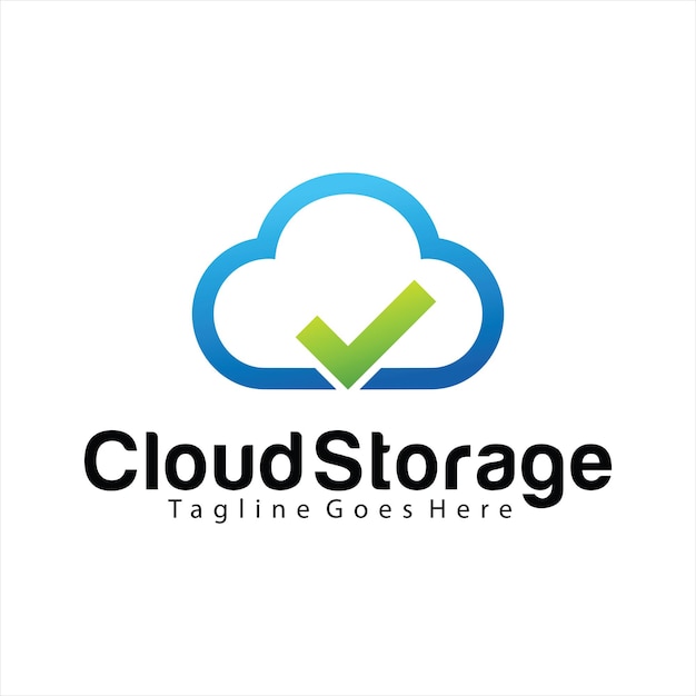 Ontwerpsjabloon voor Cloud Storage-logo