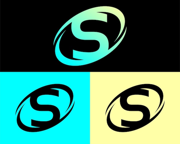 Ontwerpsjabloon voor creatieve letter s-logo