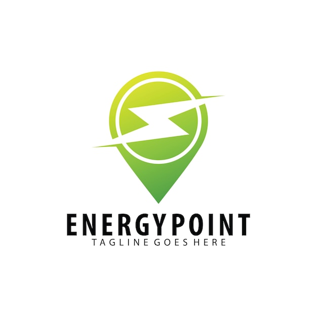 Ontwerpsjabloon voor Energy Point-logo