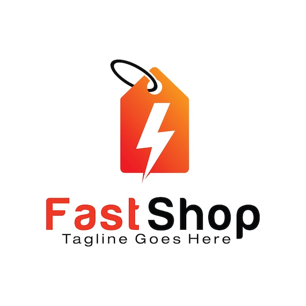 Ontwerpsjabloon voor Fast Shop-logo