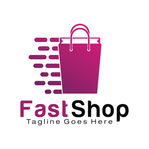 Ontwerpsjabloon voor Fast Shop-logo