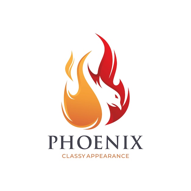 Ontwerpsjabloon voor Fire Phoenix-logo