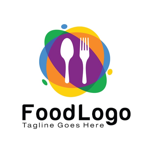 Ontwerpsjabloon voor food center-logo