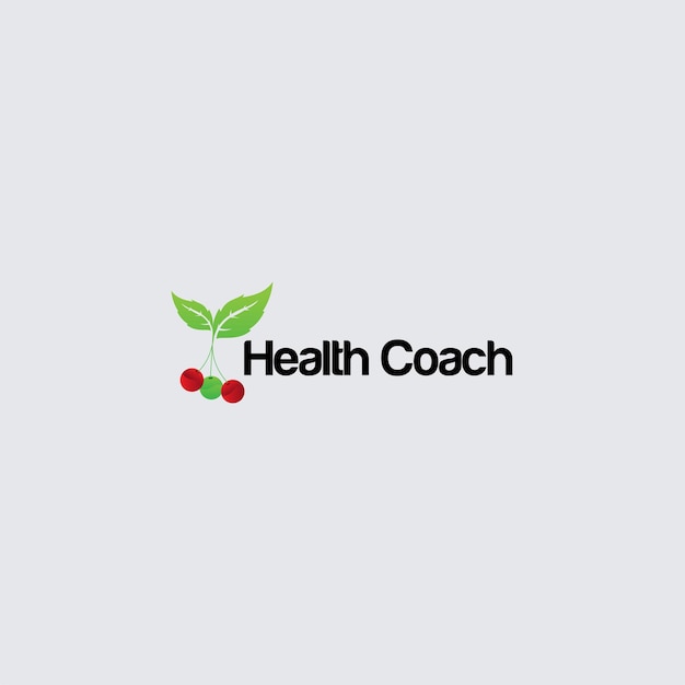 Ontwerpsjabloon voor gezondheidscoach-logo