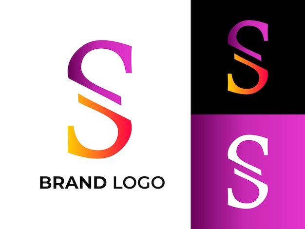 Ontwerpsjabloon voor het logo van de letter S