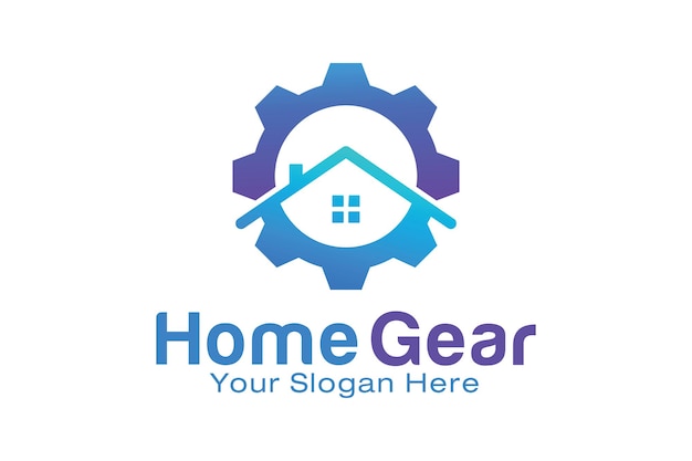Ontwerpsjabloon voor Home Gear-logo