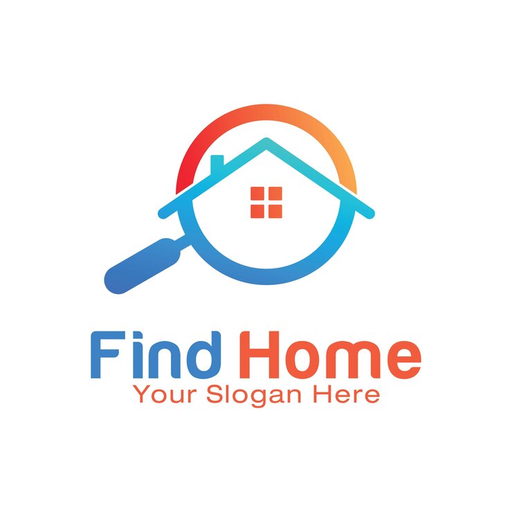Ontwerpsjabloon voor huislogo vinden
