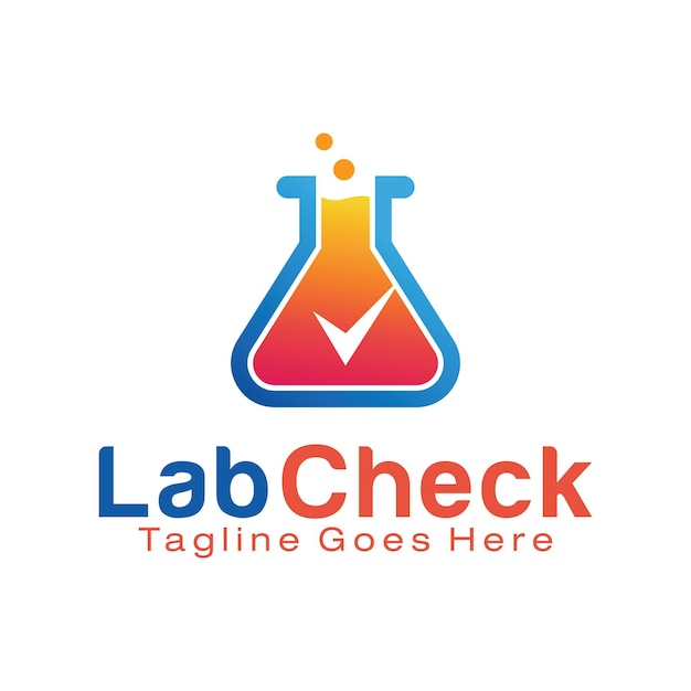 Ontwerpsjabloon voor Lab Check-logo