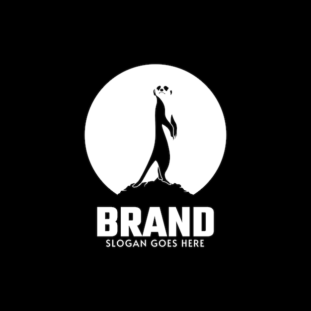Ontwerpsjabloon voor meerkat-logo