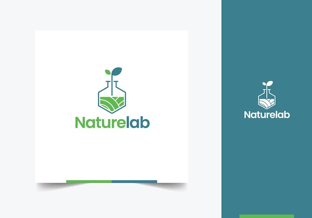 Ontwerpsjabloon voor Naturelab-logo