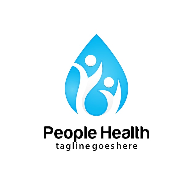 Ontwerpsjabloon voor People Health-logo