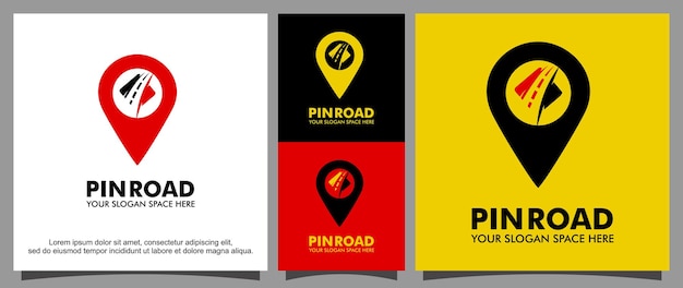 Ontwerpsjabloon voor pinlocatie-logo