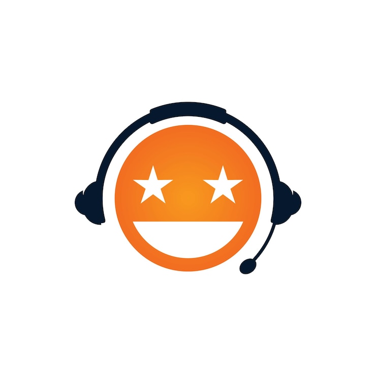 Vector ontwerpsjabloon voor podcast-motivatie-logo