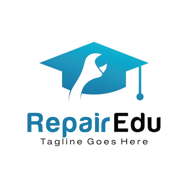 Ontwerpsjabloon voor reparatie onderwijs logo