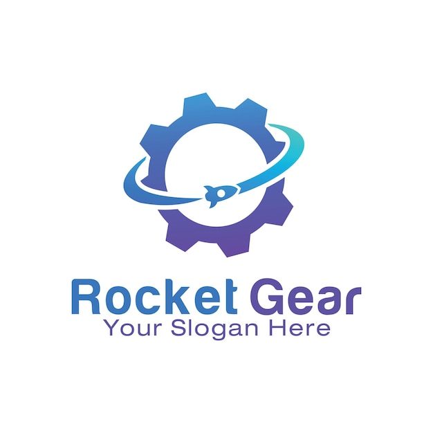 Ontwerpsjabloon voor Rocket Gear-logo