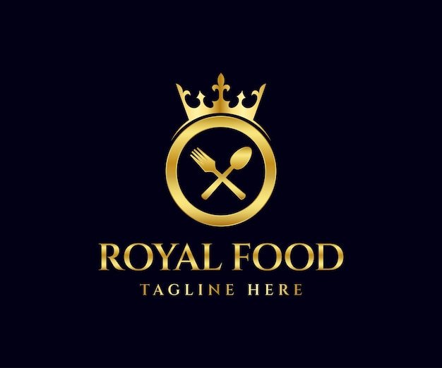 Ontwerpsjabloon voor Royal Food-logo