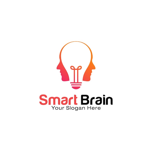 Ontwerpsjabloon voor Smart Brain-logo