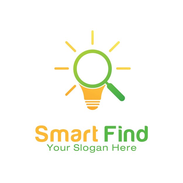 Ontwerpsjabloon voor Smart Find-logo