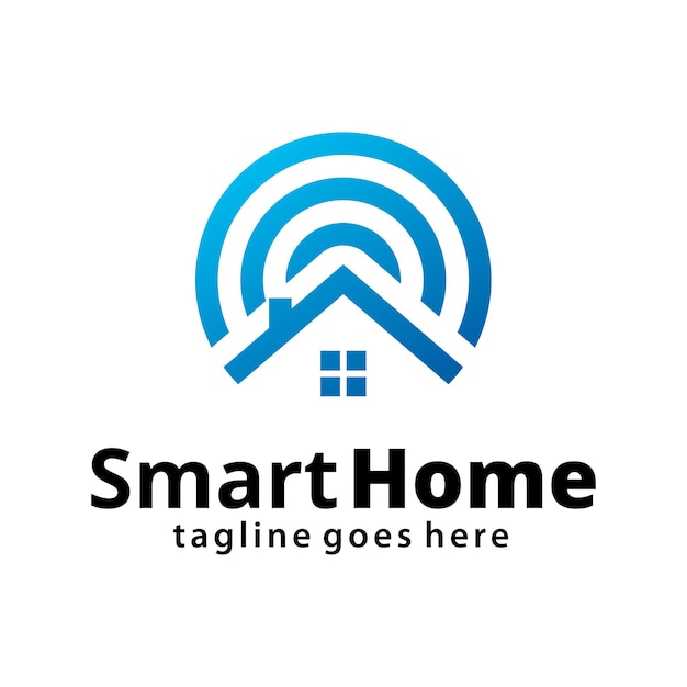 Ontwerpsjabloon voor Smart Home-logo