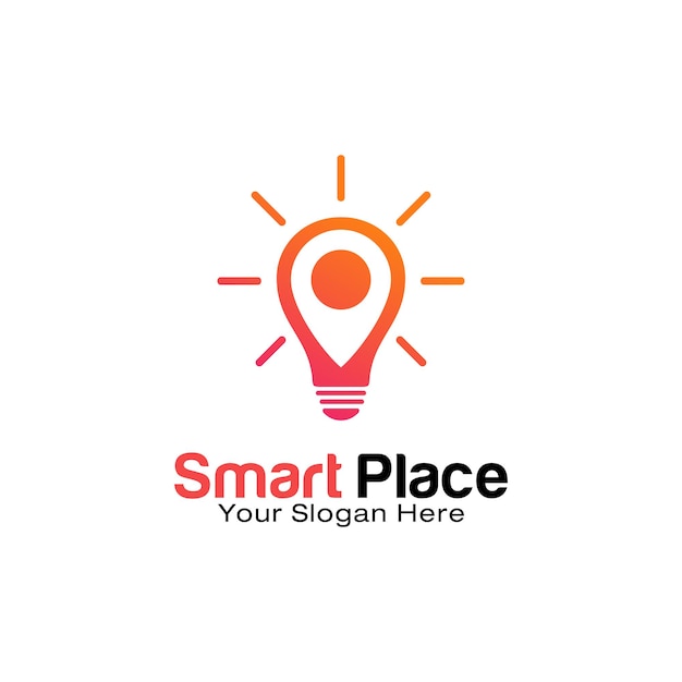 Ontwerpsjabloon voor Smart Place-logo