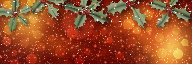 Ontwerpsjabloon voor spandoek voor Kerstmis en Nieuwjaar