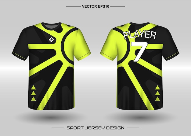 Ontwerpsjabloon voor sporttrui voor voetbalteam