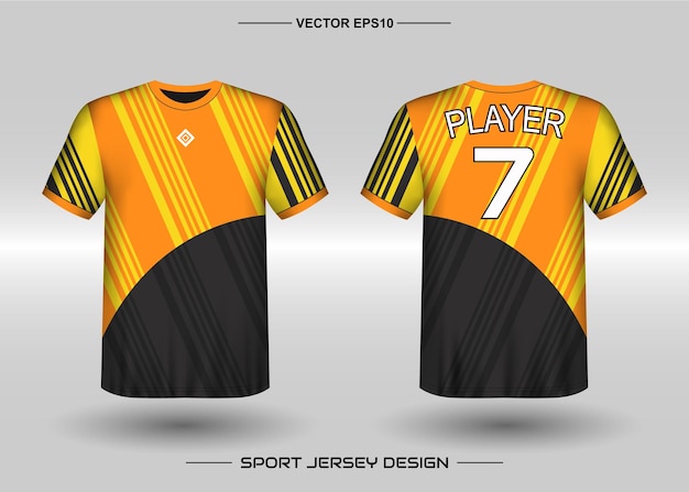 Ontwerpsjabloon voor sporttrui voor voetbalteam