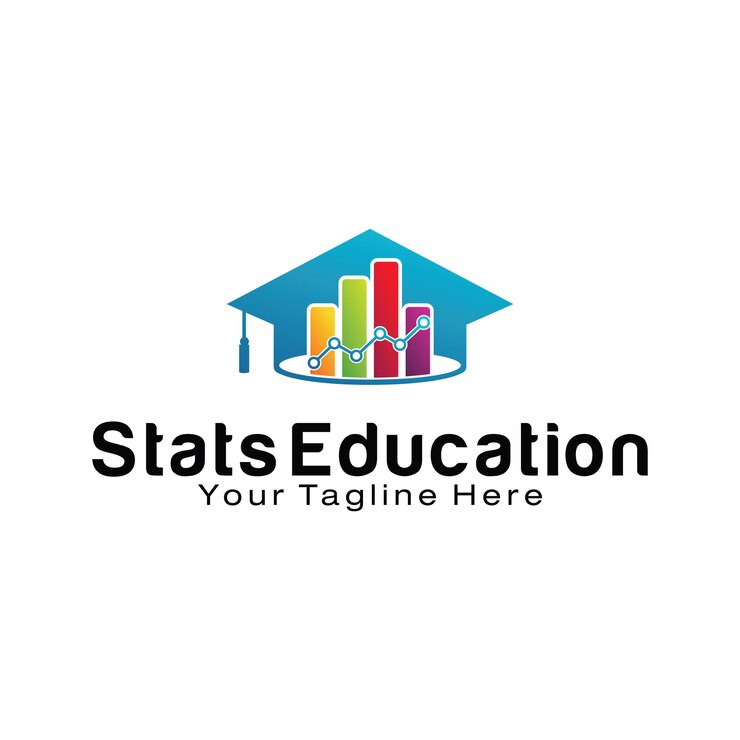 Ontwerpsjabloon voor Stats Education-logo