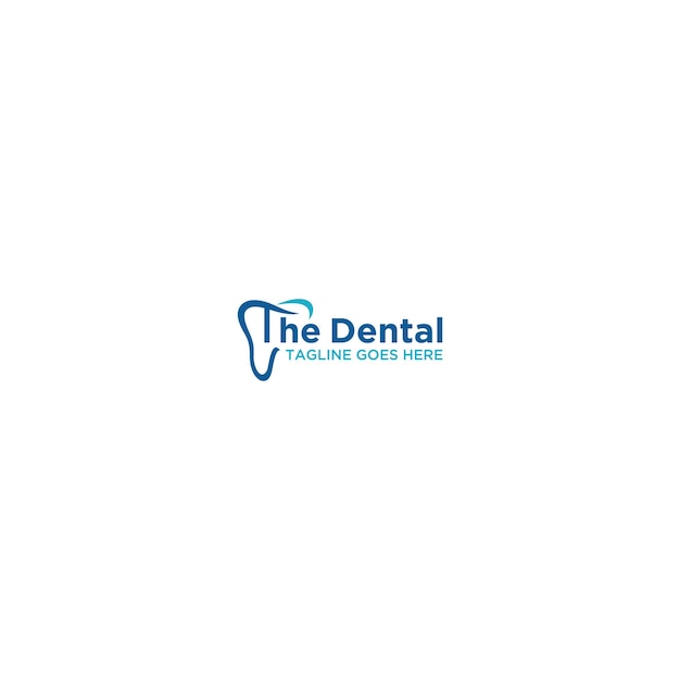 Ontwerpsjabloon voor tandheelkundige logo.