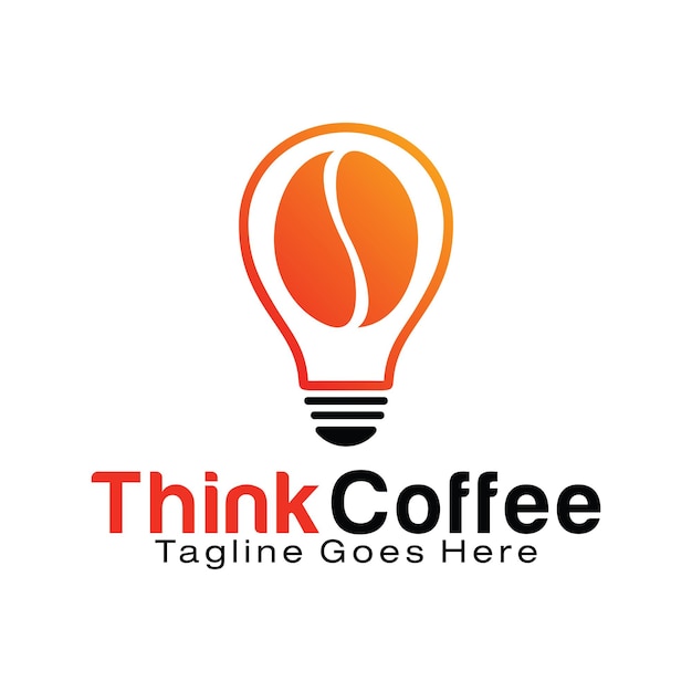 Ontwerpsjabloon voor Think Coffee-logo