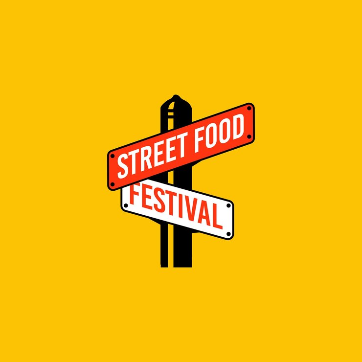 ontwerpsjabloon voor voedselfestival-logo