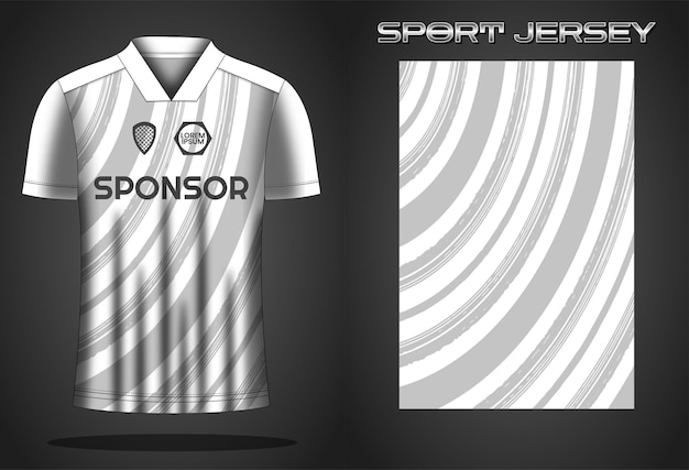 Ontwerpsjabloon voor voetbaltrui sportshirt