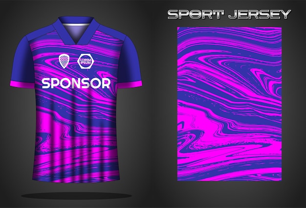 Ontwerpsjabloon voor voetbaltrui sportshirt