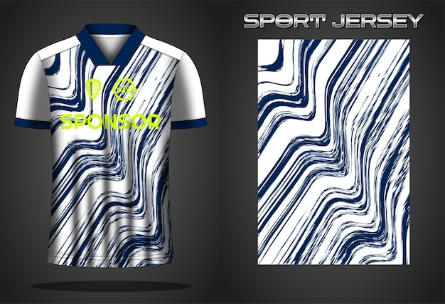 Ontwerpsjabloon voor voetbaltrui sportshirt