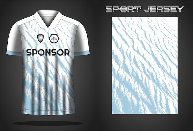 Ontwerpsjabloon voor voetbaltrui sportshirt