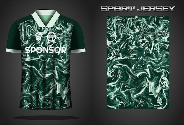 Ontwerpsjabloon voor voetbaltrui sportshirt