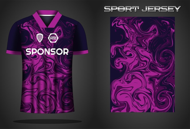 Ontwerpsjabloon voor voetbaltrui sportshirt