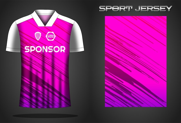 Ontwerpsjabloon voor voetbaltrui sportshirt